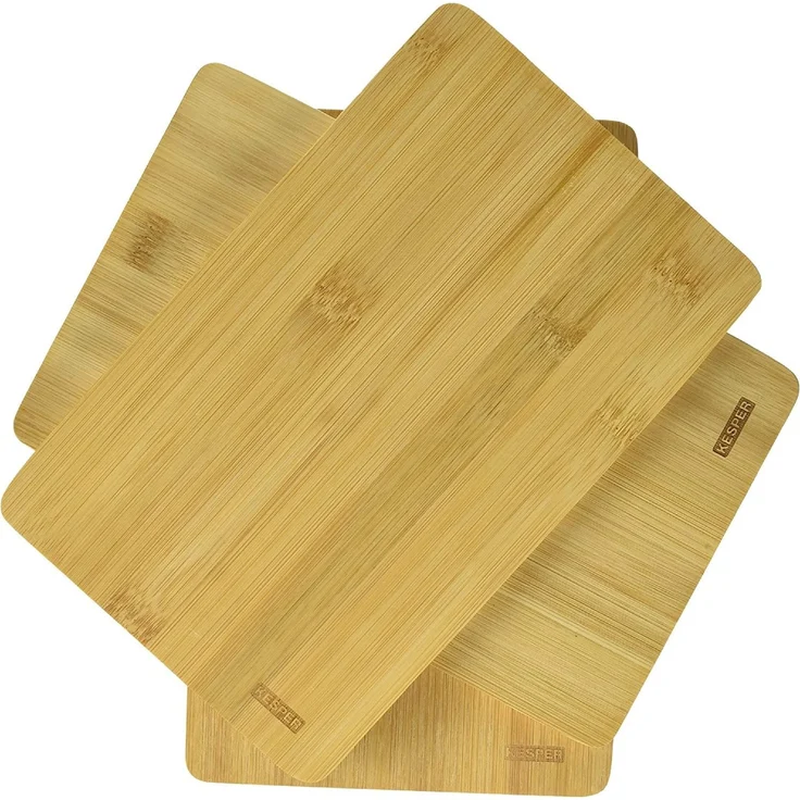 KESPER | Frühstücksbrettchen | Bambusholz | 6er Pack | robust & langlebig | perfekt für den täglichen Gebrauch – Bild 2