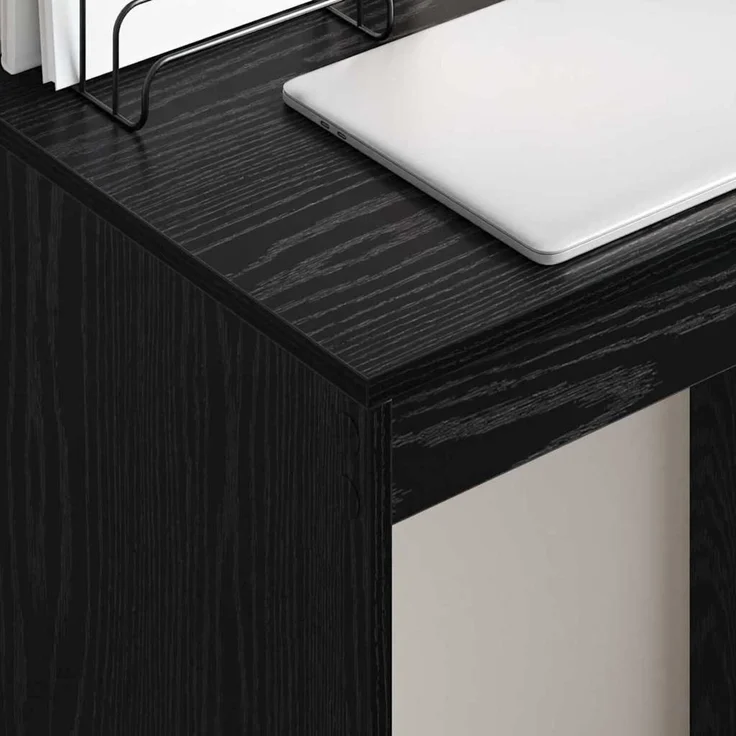vidaXL Schreibtisch Schwarz Eichen-Optik 60 x 40 x 76 cm 869371 – Bild 3