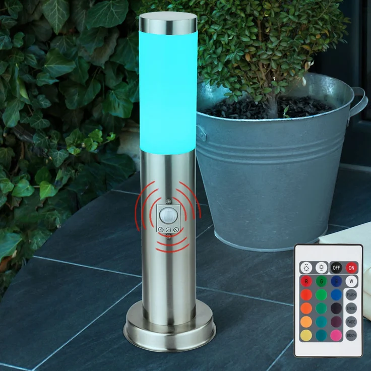 RGB LED Stehleuchte mit Bewegungsmelder NEW YORK – Bild 3