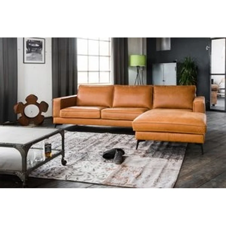 KAWOLA Ecksofa BLOOM, Couch L-Form rechts oder links Leder verschiedene Farben 276x177 cm – Bild 6