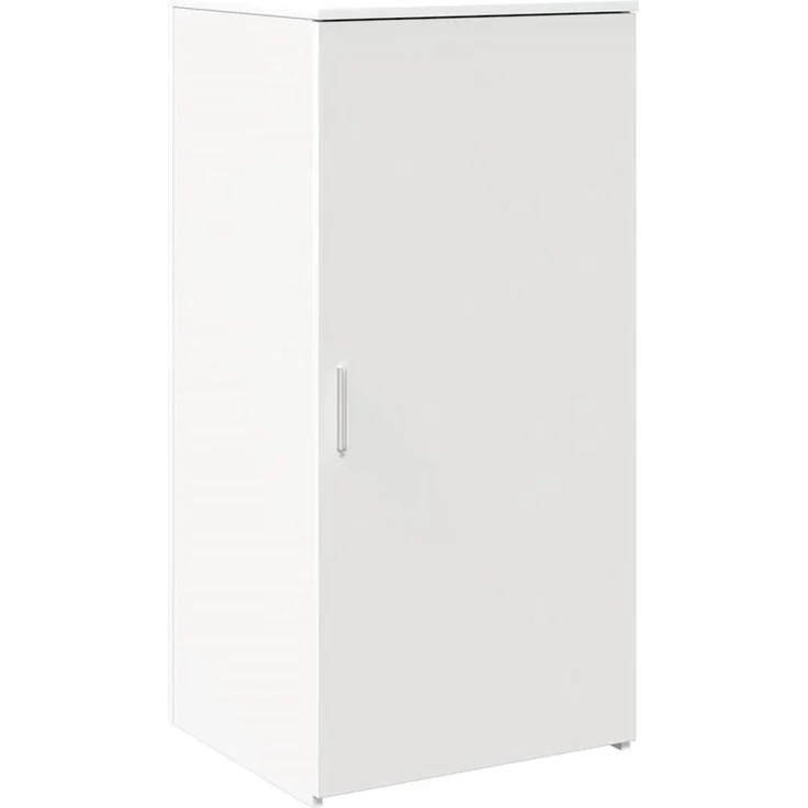 vidaXL Lagerschrank Weiß 50x45x103,5 cm Holzwerkstoff 859042 – Bild 2