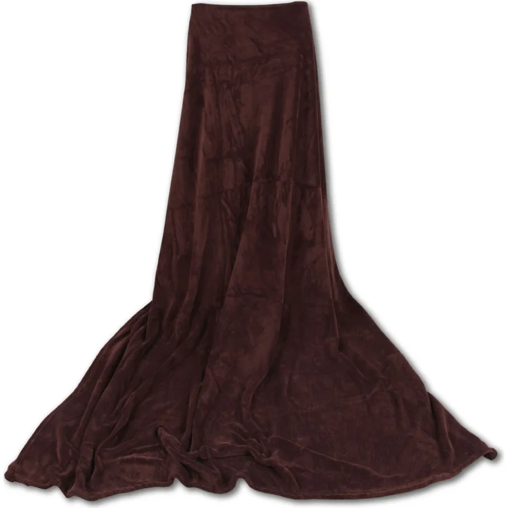 Kuscheldecke supersofte Tagesdecke vielseitig verwendbare Microfaser-Decke, flauschig und anschmiegsam in vielen verschiedenen modischen Farben erhältlich (braun - schokobraun / 210x280 cm) – Bild 5
