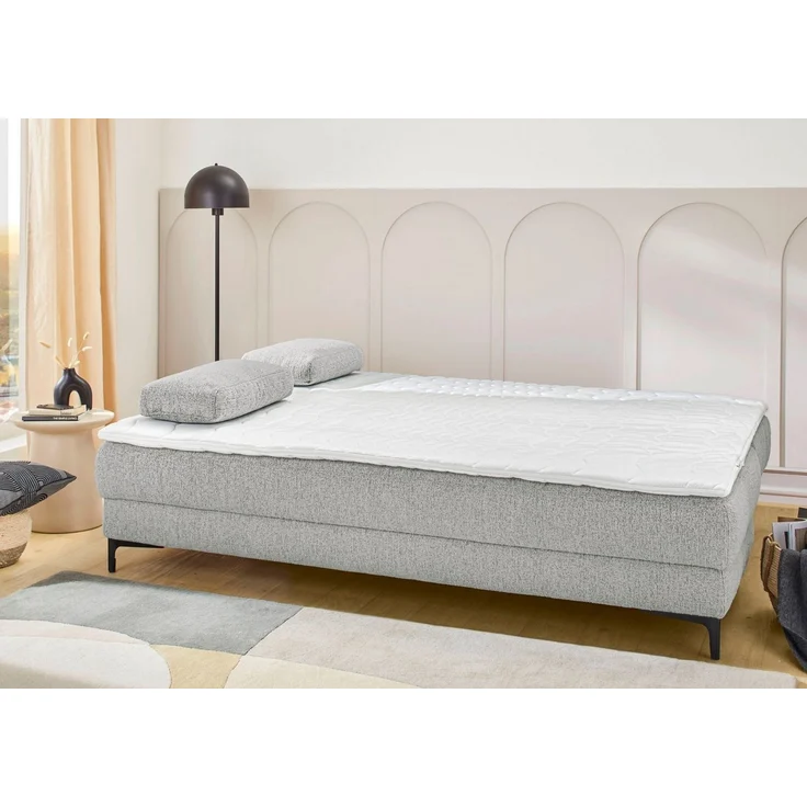 Jockenhöfer Gruppe Schlafsofa Felix, B: 205 cm, Liegefl. 155x201 cm, Dauerschlafsofa, inkl. Topper, inklusive Schlaffunktion und Bettkasten, Federkernpolsterung – Bild 2