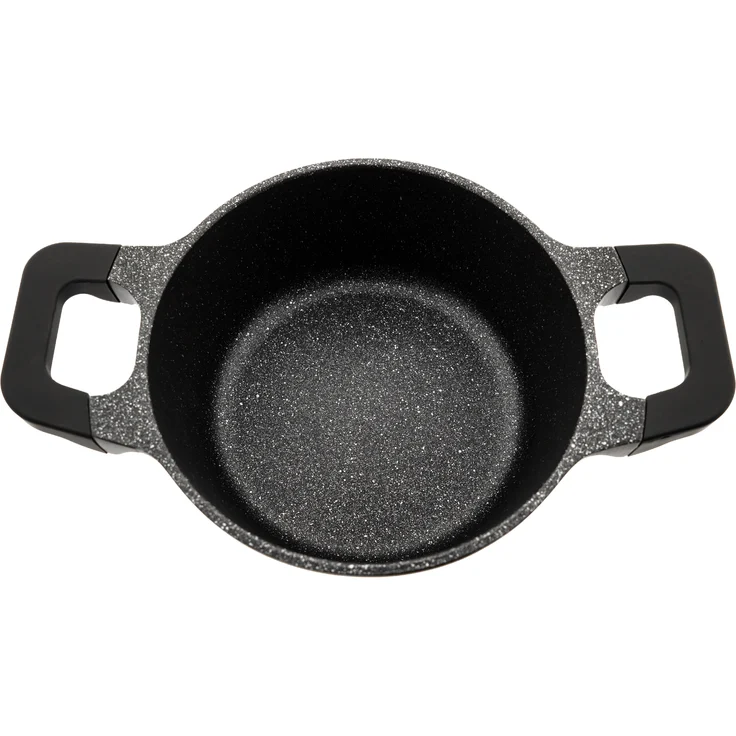 Almina Kochtöpfe in Schwarz Aluminium-Druckguss mit Antihaftbeschichtung 2,4L – Bild 3