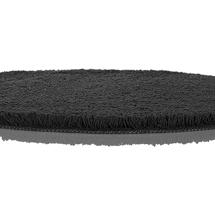 Brandsseller Badematte Rund Ø 60 cm Badteppich Badvorleger Badezimmerteppich Duschvorleger Schwarz – Bild 7