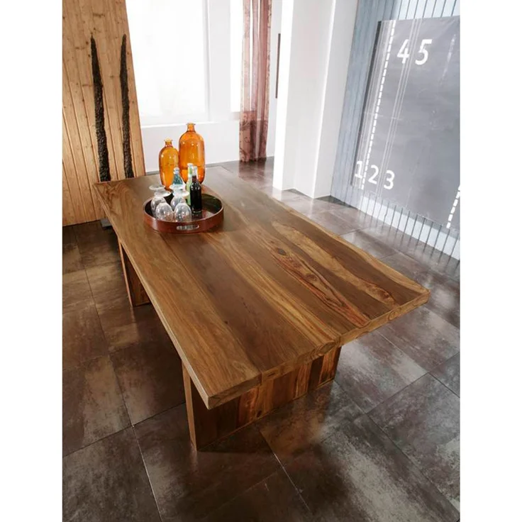 Esstisch Sheesham 180 x 90 x 76 walnuss lackiert DUKE #102 – Bild 3