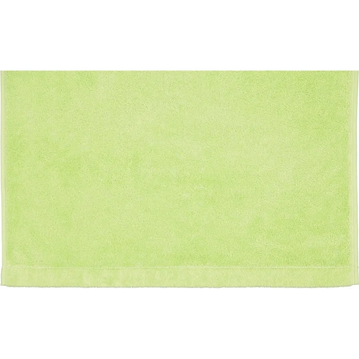 CAWÖ Handtuch - Lifestyle, Walkfrottier, Baumwolle, einfarbig Pistazie 50x100cm – Bild 3