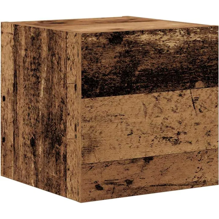vidaXL TV-Schrankset Wandmontiert 7 pcs Altholz Holzwerkstoff 3393408 – Bild 4