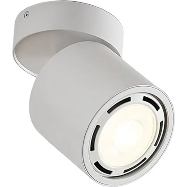 Arcchio Deckenstrahler Mabel, Metall, Weiß IP20, 1 x 20 W LED GU10 ES111 – Bild 1