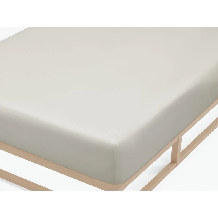 biberna Feinjersey-Spannbetttuch 0077144, grau, 1x 60x120 cm - 70x140 cm – Bild 1