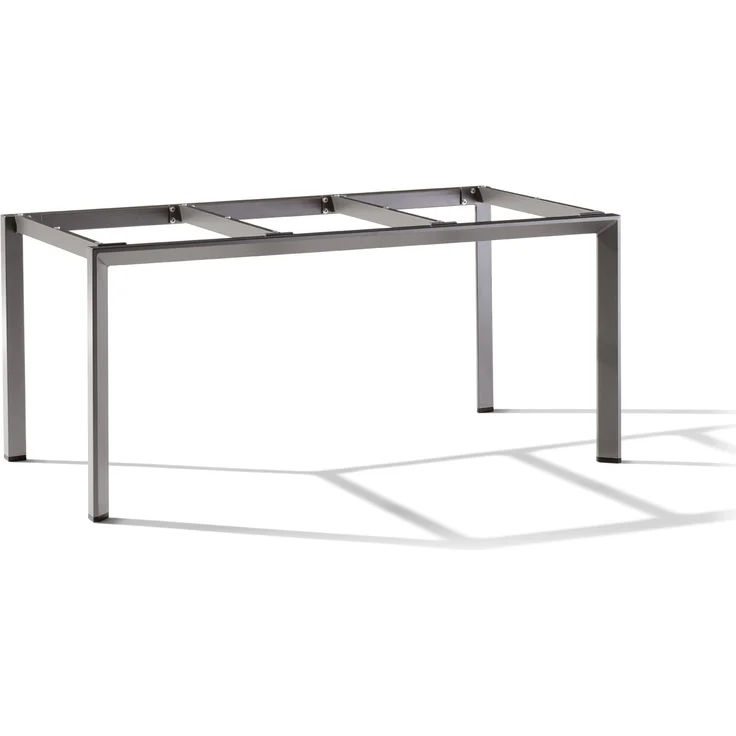 Tischgestell >Freesystem< in Eisengrau, Aluminium - 160x74x90cm (BxHxT) – Bild 1