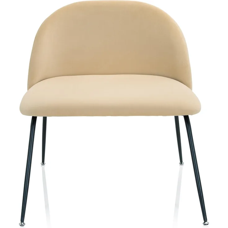 hjh OFFICE Besucherstuhl Konferenzstuhl VELVO Stoff Beige