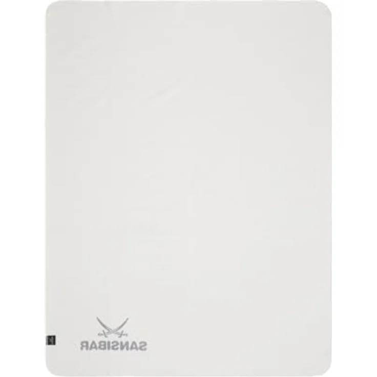 Sansibar 'Doubleface' Wohndecke, Baumwollmischgewebe silber, 150 x 200 – Bild 6
