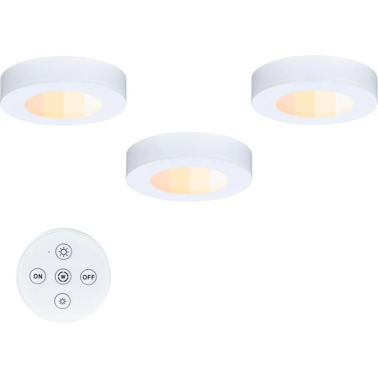 Paulmann LED Unterbauleuchte Batuno weiß Ø 7 cm TW 3er Set – Bild 7
