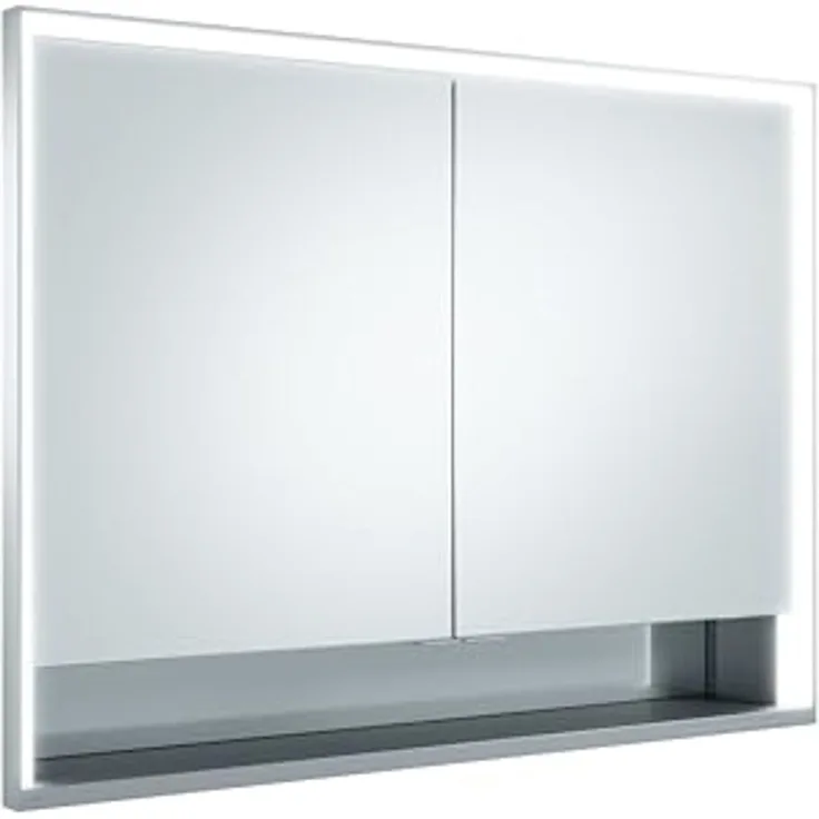 Keuco Royal Lumos Spiegelschrank 14314, 2 Drehtüren, Wandeinbau, 1000mm - 14314171301