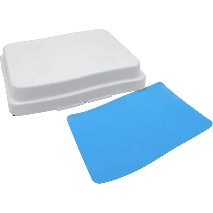 Spetebo Tritthocker Trittstufe stapelbar weiß - 50x40 cm (Set, 1 St, 1er), Antirutsch Badezimmer Tritthocker – Bild 3