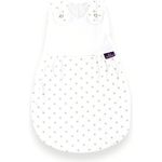 Träumeland Schlafsack LIEBMICH I Ganzjahres-Schlafsack Baumwolle I Außensack atmungsaktiv I Babyschlafsack mitwachsend I Kinderschlafsack waschbar, Größe:80/86, Design:Sterne grau