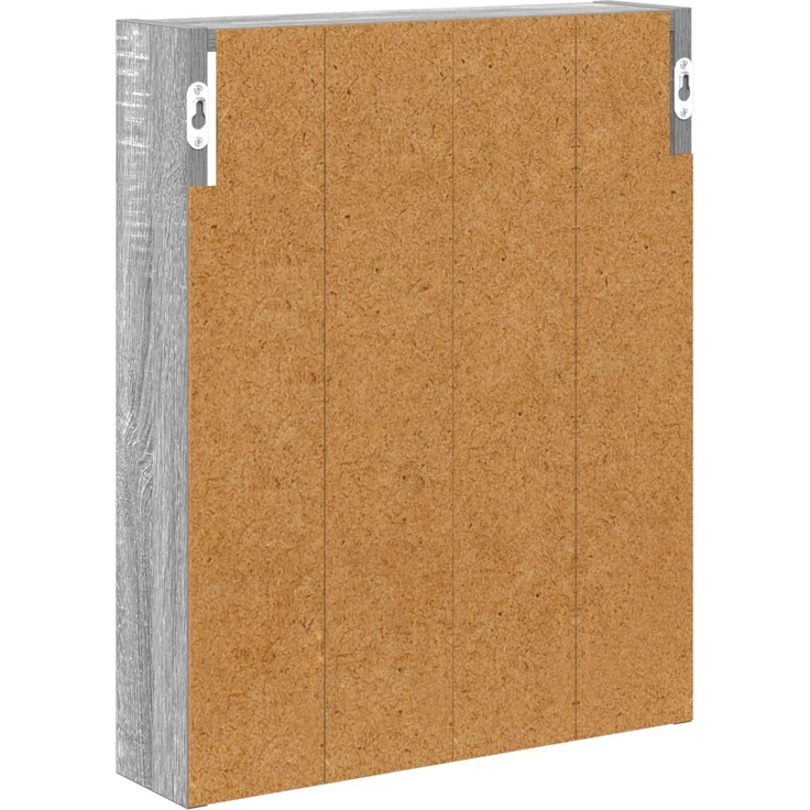 vidaXL Badezimmer-Wandschrank mit Regal Graues Sonoma 40 x 10 x 50 cm 889348 – Bild 6