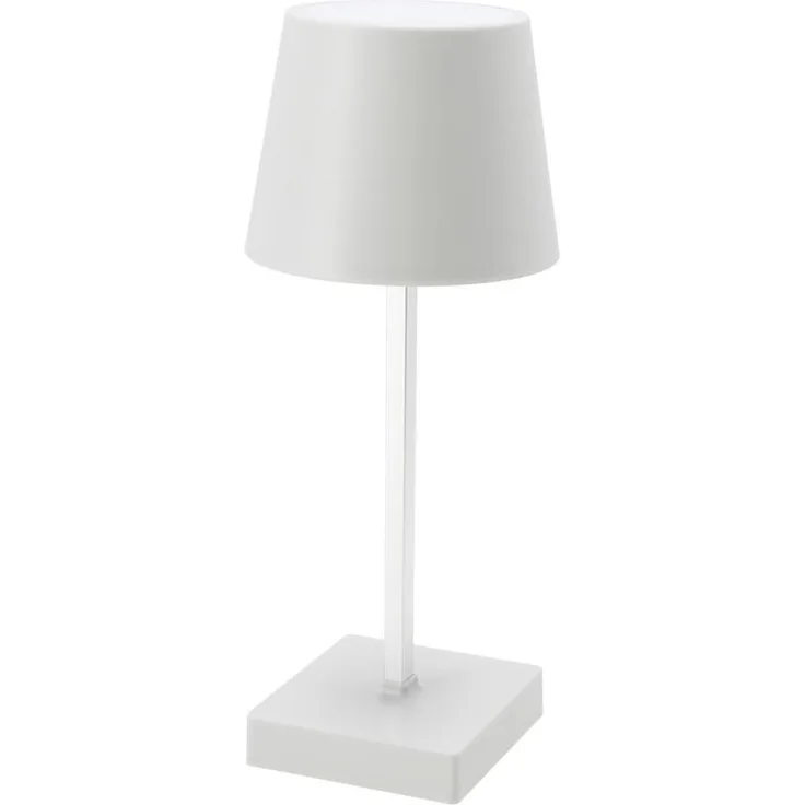 LED Tischleuchte, Akku, Touchfunktion, dimmbar, H 26 cm