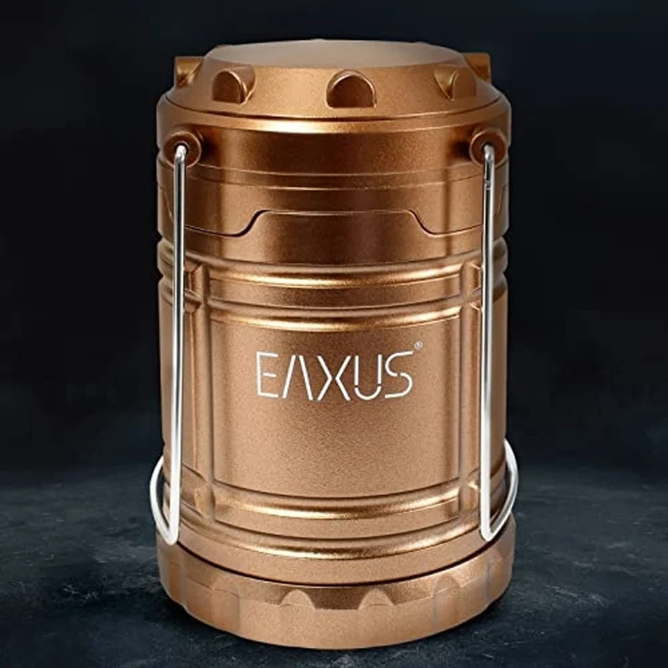EAXUS Gartenleuchte 30 LED Campinglampe Batteriebetriebene Lampe für In- und Outdoor, LED fest integriert, Ausziehbar – Bild 4