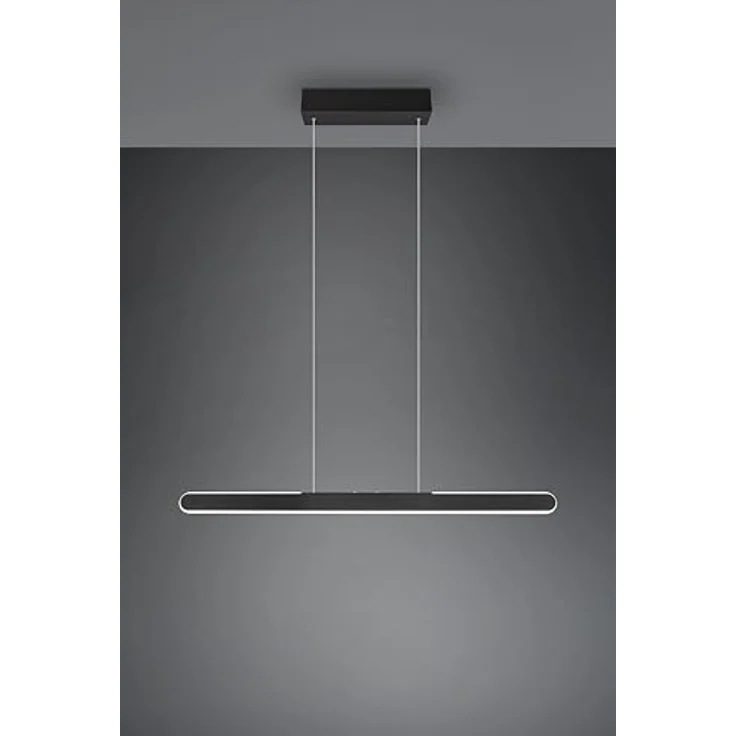 Trio Leuchten HELIOS - Höhenverstellbare LED Pendelleuchte, touch dimmbar, Schwarz, Breite 100cm, 2700K-6500K Lichttemperatur – Bild 10