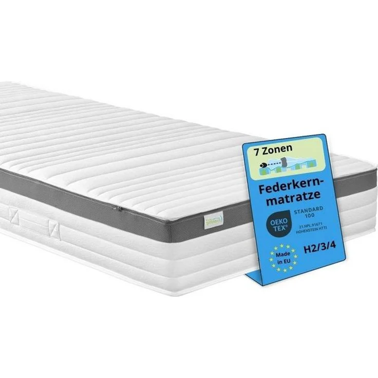Taschenfederkernmatratze 520, Bodyprotect, 21 cm hoch, Größe: 80x200, Härtegrad: 4, 500er Tonnentaschenfedern – Bild 4