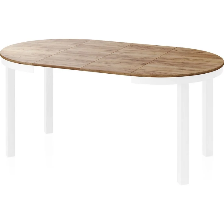 WFL GROUP Esstisch Rowan (erhältlich in einer Größe – 100 x 100 x 76 cm, ausziehbar auf 180 cm), platzsparender Tisch für kleine Küche, Esszimmer oder Wohnzimmer – Bild 3