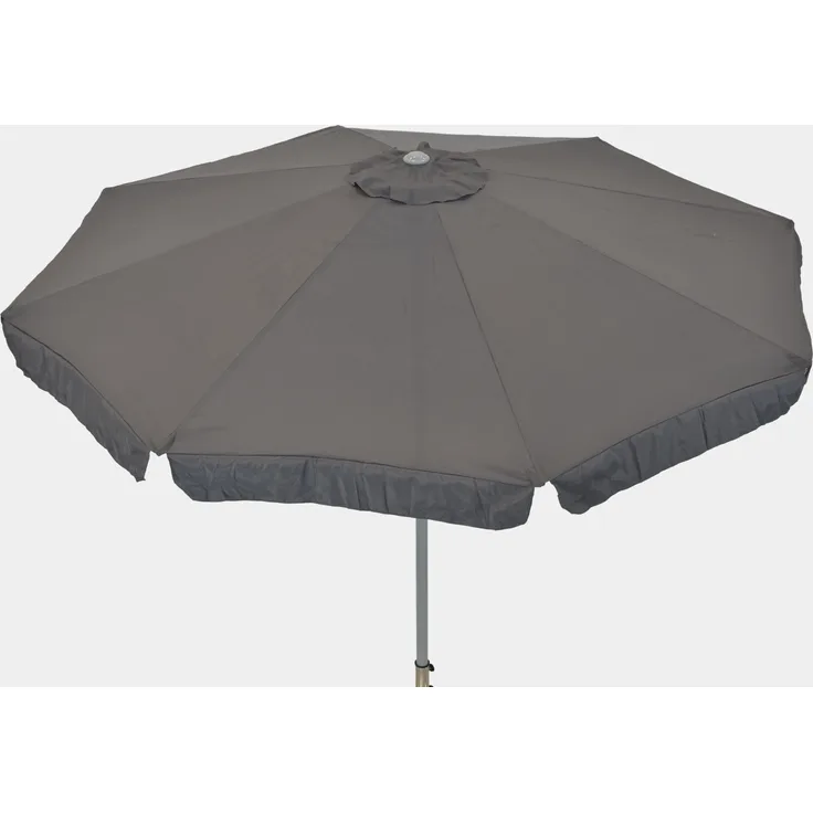 Markschirm, rund 400 cm, grau