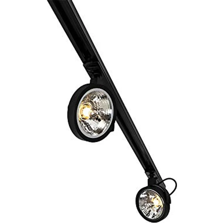 QAZQA Modernes Schienensystem Komplettset, 5-flammiger Deckenspot in Schwarz, dimmbar für Innenräume – Bild 5