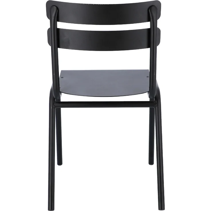 Stuhl One aus Aluminium, stapelbar, Retro Chic, schwarz, wetterfest für Outdoor – Bild 3