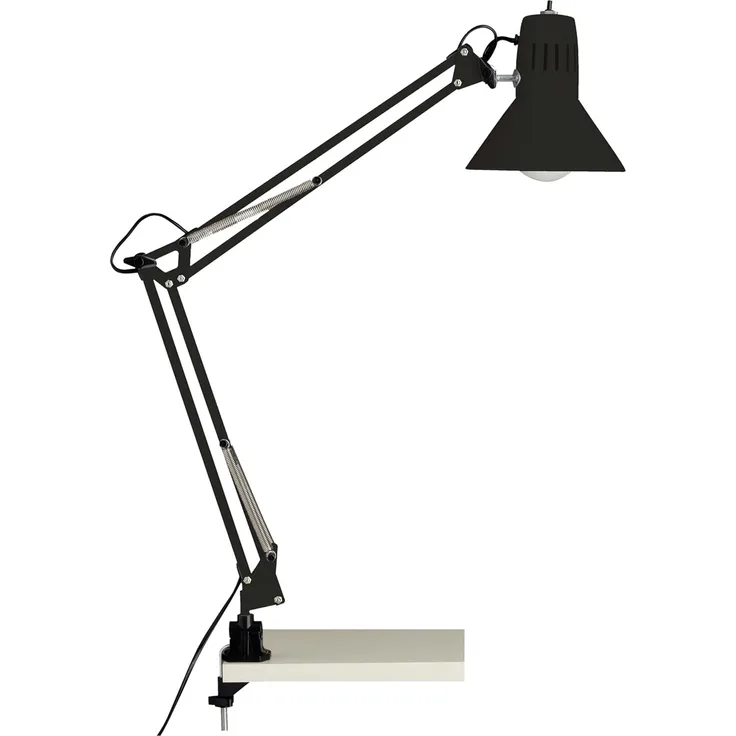 Brilliant Leuchten No. 10802-06 Schreibtischklemmleuchte Hobby E27 schwarz