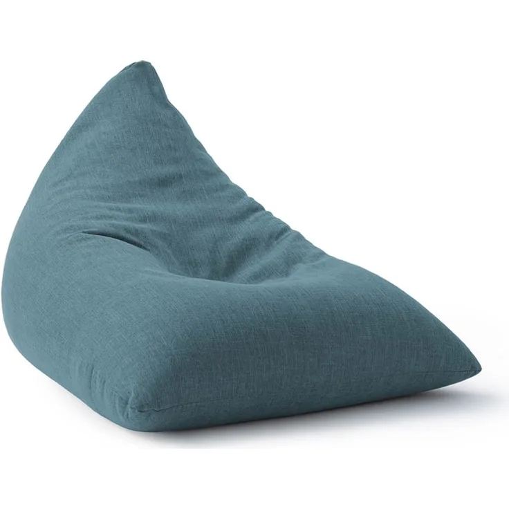 Lumaland 'Interior Line' Sitzsack, Dreieckig, Aqua, 150 x 100 x 100 cm, 370 l