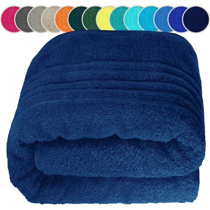 Lashuma Saunatuch London, Frottee (1-St), Badetuch extra lang 85x220 cm, Handtuch Wellness