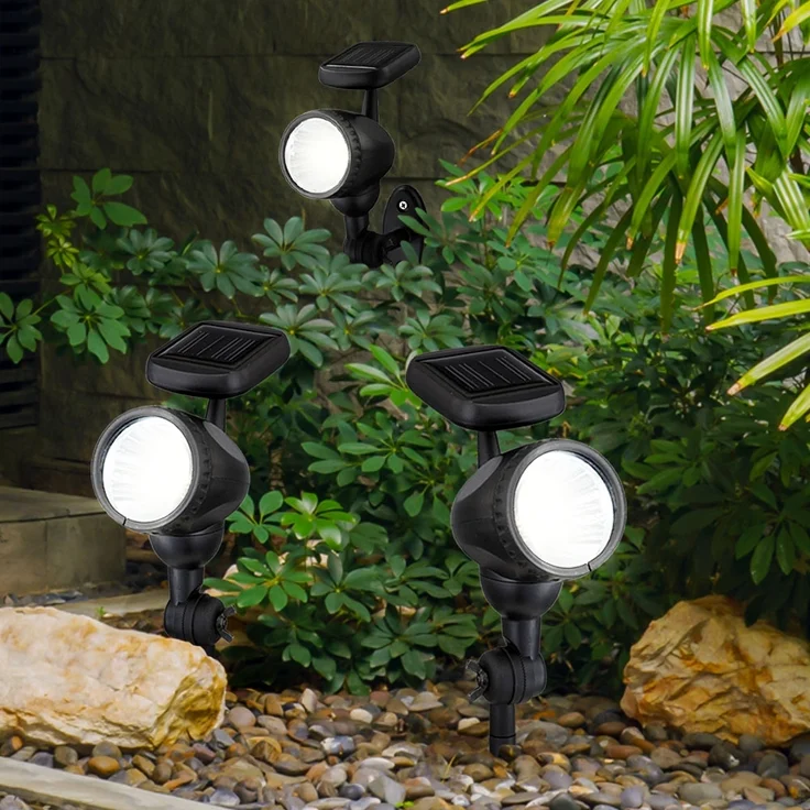 3er Set LED Solarleuchten für den Außenbereich – Bild 10