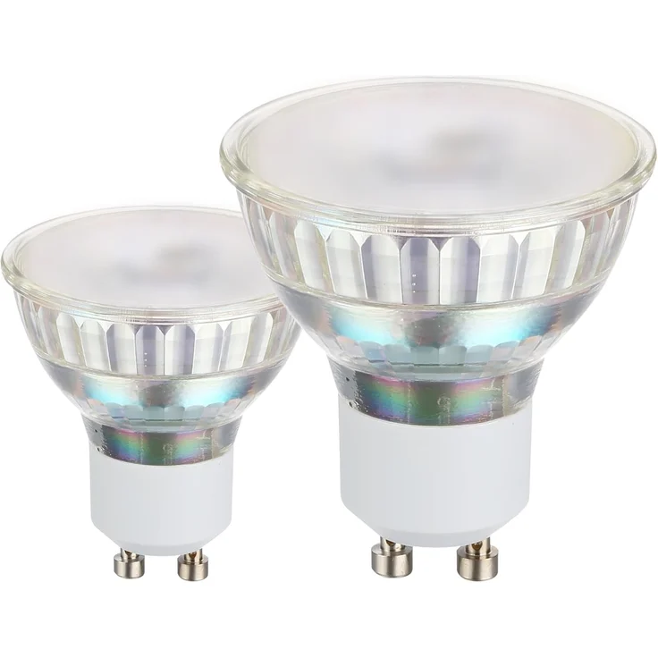 EGLO GU10 Lampe 2er-Set, 2 LED Spots, Reflektorlampe je 4,8 Watt (entspricht 35 Watt), 240 Lumen, Leuchtmittel neutralweiß, 4000 K, Glühbirne Ø 5 cm