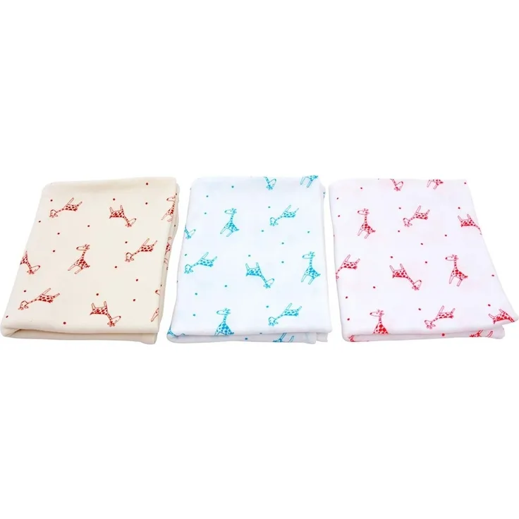 ByBoom - BIO Babydecke 70x100 cm Natur/Sterne Grau