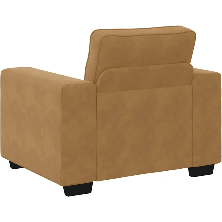 vidaXL Sessel Braun 100x77x82 cm Samt 4105254 – Bild 5