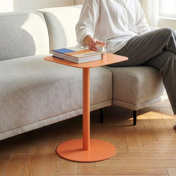 Beistelltisch Nastätten 50x40x40 cm Orange [en. casa]