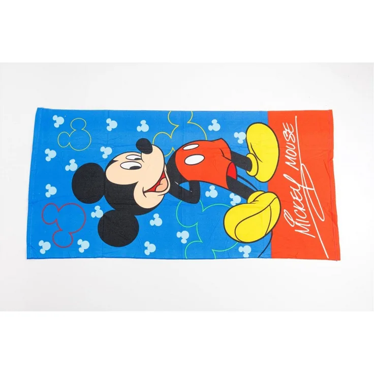 Disney Mickey Mouse Badehandtuch aus 100% Baumwolle Strandtuch 70x140 cm