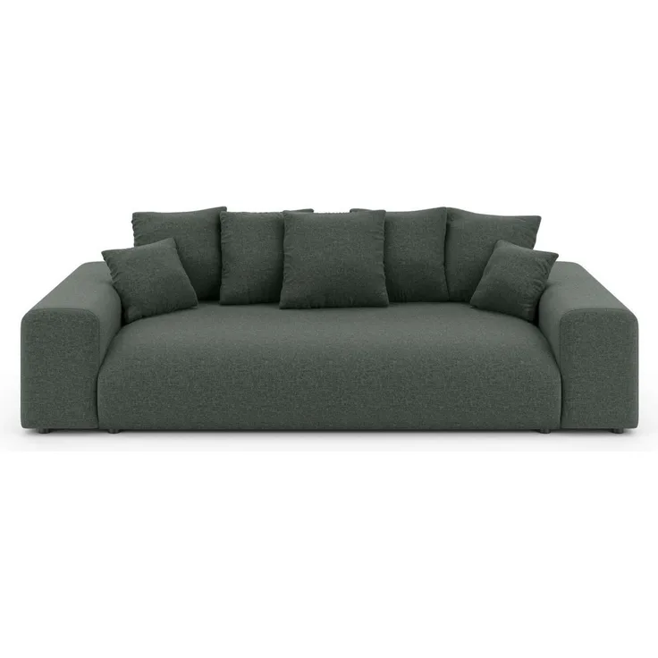 Home affaire Big-Sofa LAKESIDE 3-Sitzer Schlafsofa mit Bettkasten, Breite 256,5 cm, Liegefläche 168,5x195 cm, hoher Sitzkomfort, Maße B/T/H: 256/122/82cm