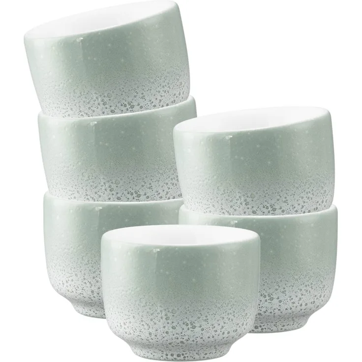 Seltmann Weiden Sento Home Espressotasse ohne Henkel 80 ml 6er Set - Aura mint