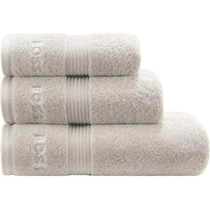 BOSS Duschtuch - LOFT, Handtuch, Baumwolle Beige-Grau 70x140 cm – Bild 1