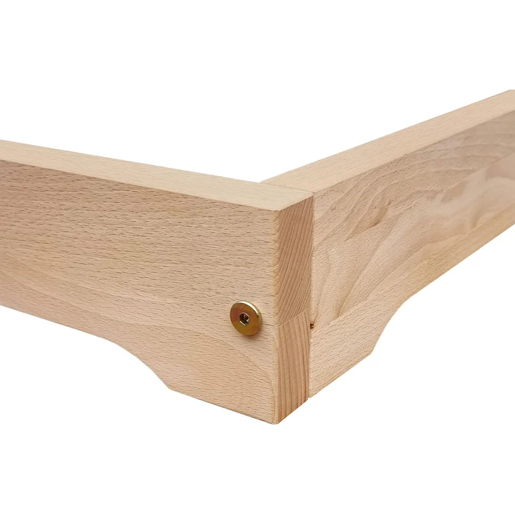 Niederflurbett Bodenbett niedriges Doppelbett 180x200 Buche Massivholz V-60.66-18ohne Zubehör – Bild 8