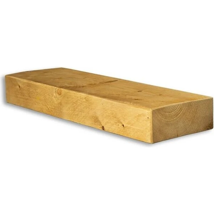Levandeo® Wandregal, levandeo Wandregal Holz Massiv 60x20cm Eiche Farbig Wandboard Regal – Bild 4