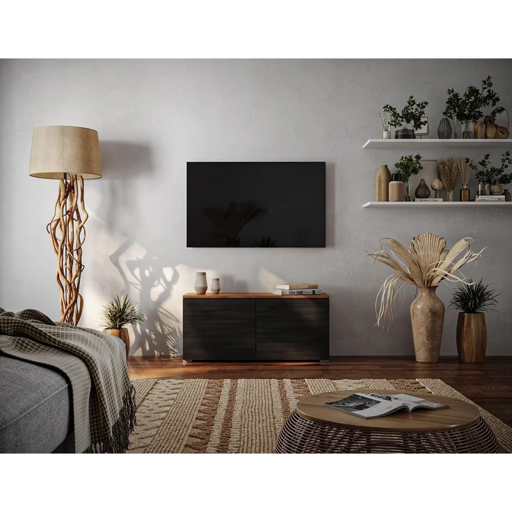 Platan Room Lowboard LUNA, 90 oder 180 cm Sideboard Hängend oder Stehend ganz in Matt – Bild 4
