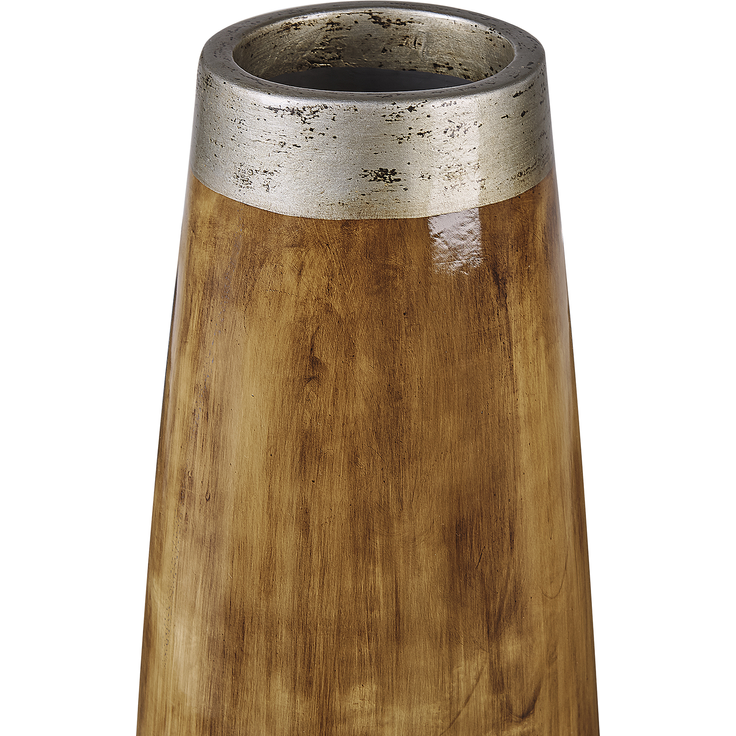 Dekovase CYRENE Keramik 50 cm Dunkelbraun – Bild 4