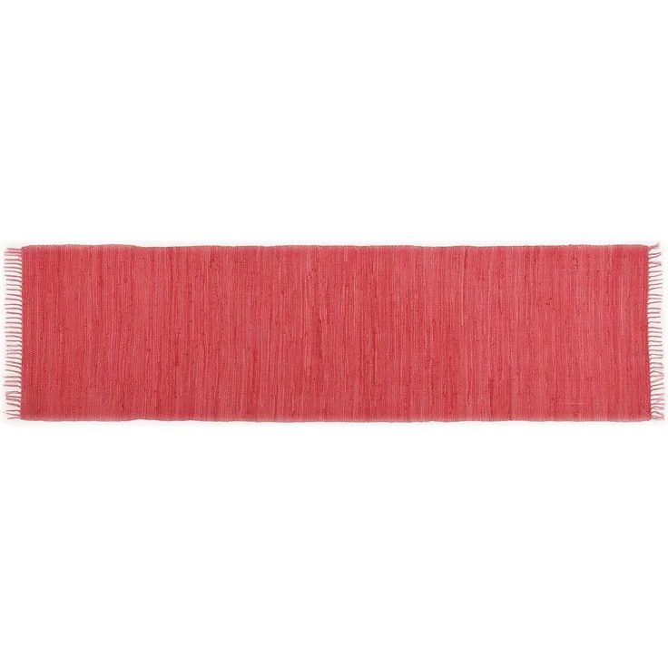 THEKO Teppich Happy Cotton Fleckerl, handgewebt, rechteckig, Höhe: 5 mm, Flachgewebe, reine Baumwolle, meliert, mit Fransen, auch als Läufer – Bild 1