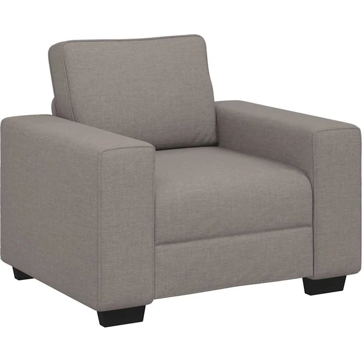 vidaXL Sessel Taupe 100x77x82 cm Stoff 4105152 – Bild 1