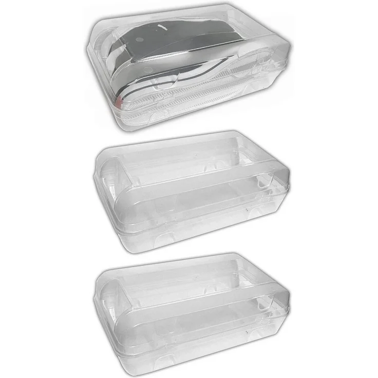 HAC24 Schuhbox Schuhorganizer Schuhe Aufbewahrungsbox Box (3 St), Transparent Stapelbar 32x17x10 cm – Bild 1