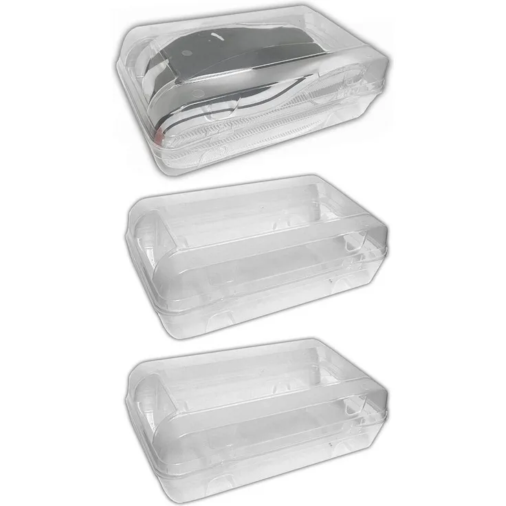 HAC24 Schuhbox Schuhorganizer Schuhe Aufbewahrungsbox Box (3 St), Transparent Stapelbar 32x17x10 cm